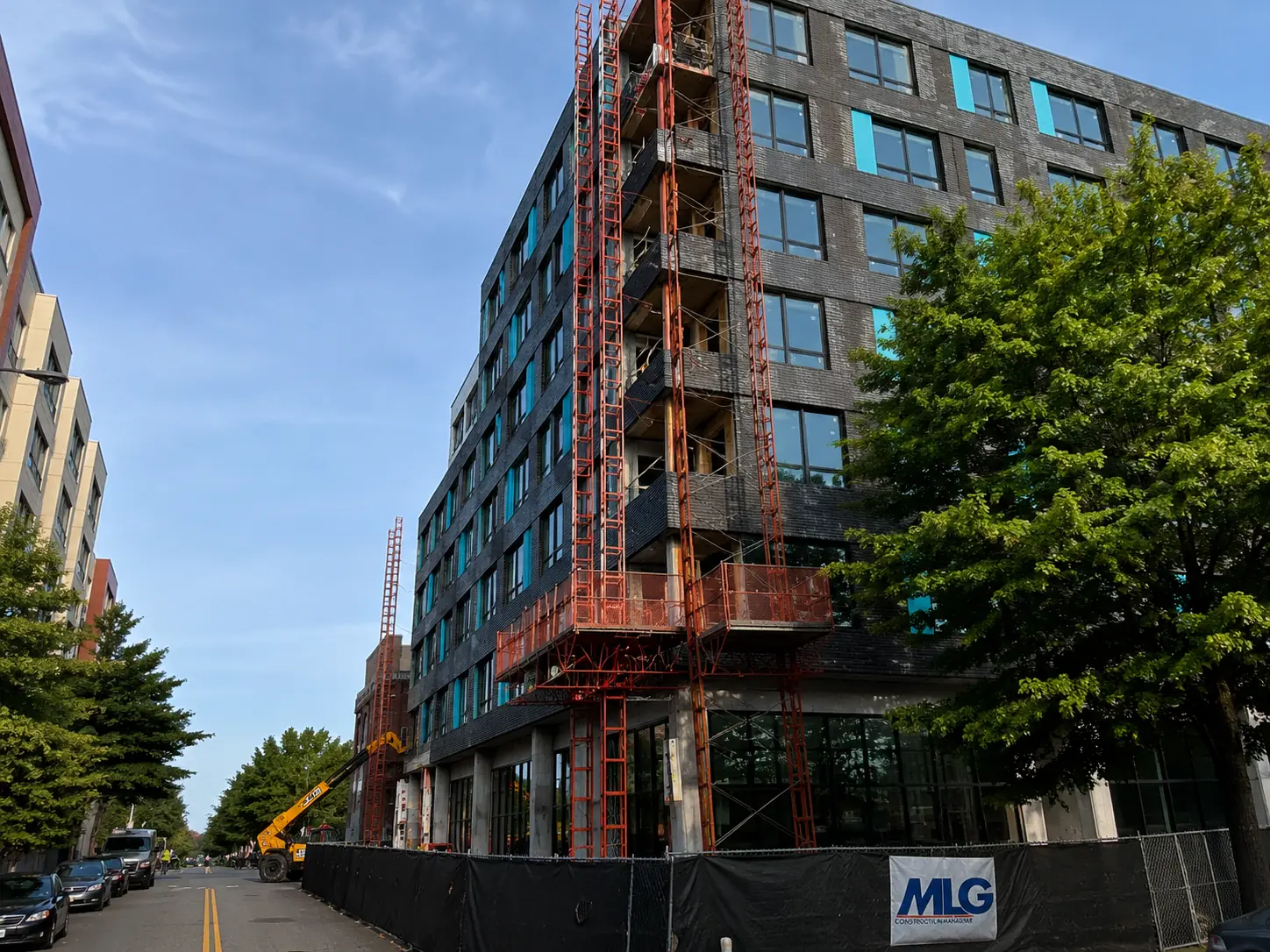 Parkside Parcel 10 residential development under construction, Washington DC